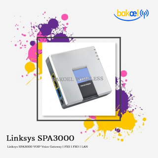 Voip Cisco Linksys SPA3000 Voice Gateway With Router 1 FXO 1 FXS 1 LAN
